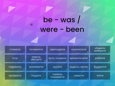 Irregular verbs (II) UA