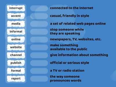 VOCAB REVIEW.1 - Sending & receiving