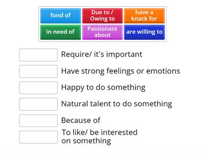Upper Intermediate Unit 4 Vocabulary 