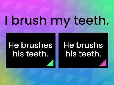 Daily Routine Verbs Quiz