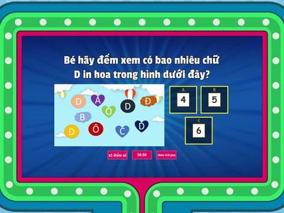 BÀI TẬP ÔN TẬP CHỮ CÁI B, D, Đ