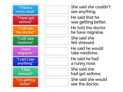  Direct speech and Reported speech