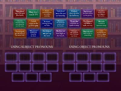 Subject or Object pronouns