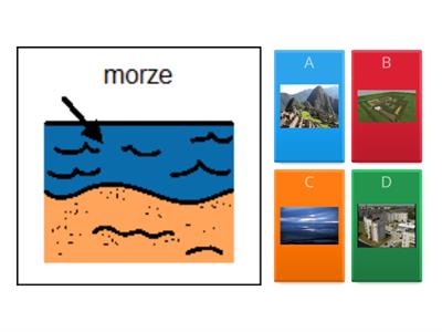 AAC miejsca spedzania wakacji - zaznacz obrazek przedstawiający symbol 