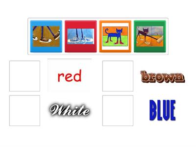 Pete the Cat Color Matching
