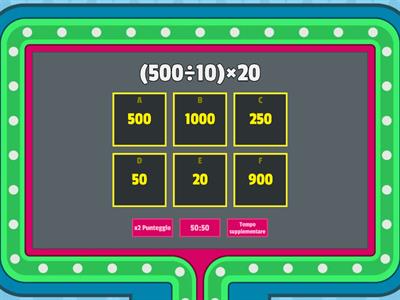 esercizi quinta matematica 