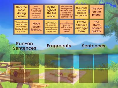 Run-On Sentences, Fragments and Sentences
