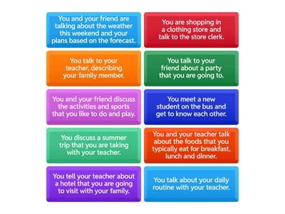 FLACS A Speaking Practice Conversations