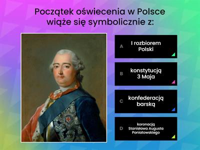 Oświecenie - powtórzenie wiadomości