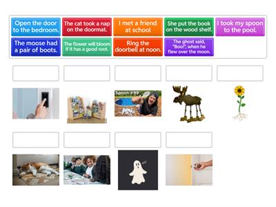 Sentence/Picture Match 'oo'