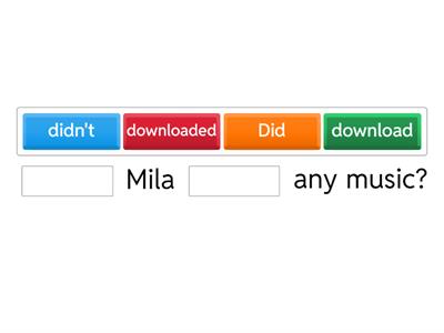 Simple Past Interrogative - Did 