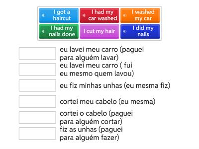 To have something done 