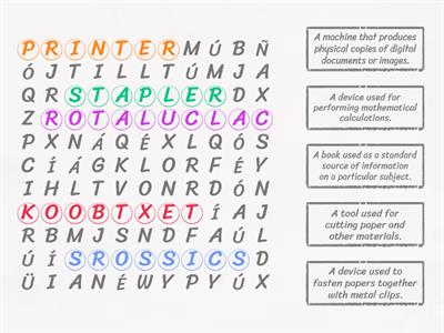 Ing1-G2-Classroom objects