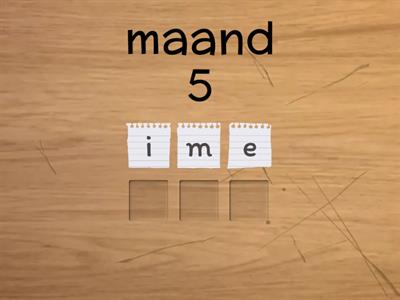 De Maanden van het jaar