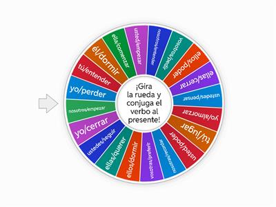 Conjugations Español - Stem-Changing verbs 