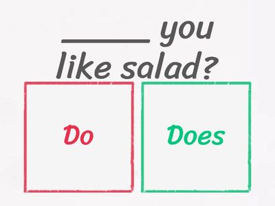 Fill in with DO or DOES