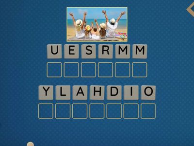 A PIC AND SCRAMBLED LETTERS