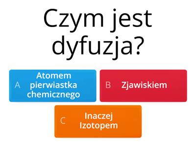 Atomy i cząsteczki Quiz