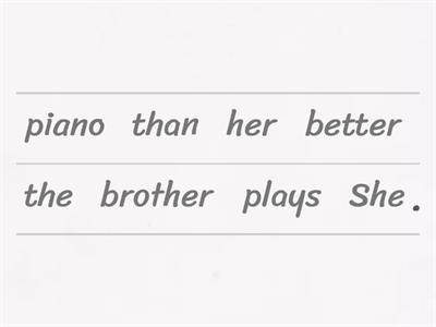 Comparative and Superlative Adverbs