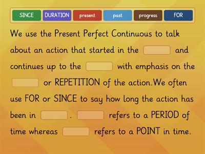 Present Perfect Continuous