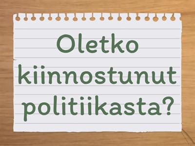 Puhutaan politiikasta A2-taso