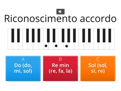 Ripasso accordi tastiera e rivolti