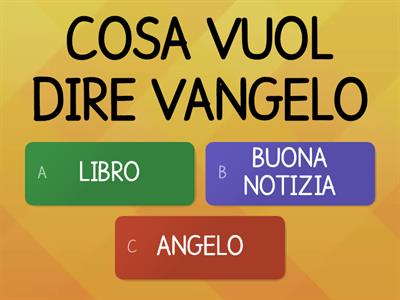 GIOCO: IL N. T. -  I VANGELI