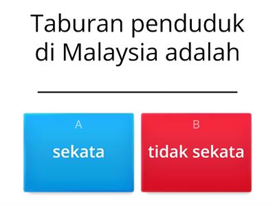 GEOGRAFI TINGKATAN 1 - PENDUDUK DI MALAYSIA