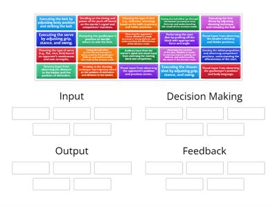 Basic Information Processing Examples GCSE PE