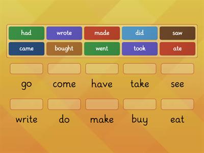  Irregular verbs