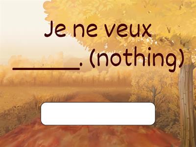 Negative expressions 2 - Spelling