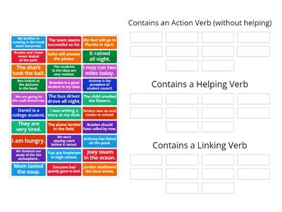 2023 Verbs: Action, Helping, Linking