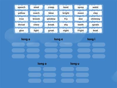 Vowel Team Sort