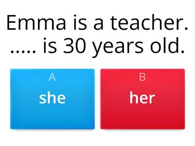 personal pronouns vs possessive adjectives