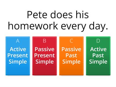  ACPB-B11-ACTIVE/PASSIVE: Present Simple & Past Simple