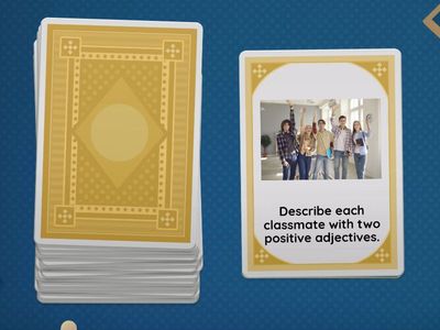 B2 Speaking Game. Last lesson