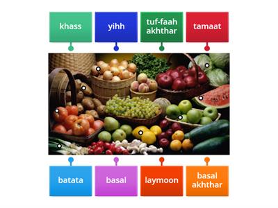 fruits and vegetables