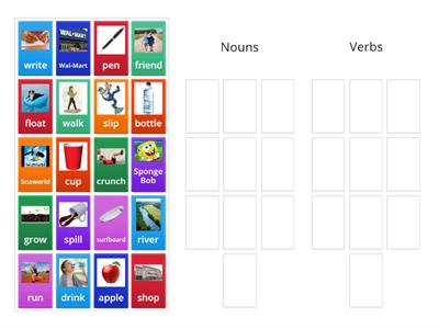 Noun and Verb Sort
