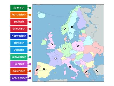 Die Länder und ihre Sprachen