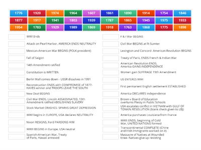 EOC DATES TEST- DOes nto include 2001 & 2008