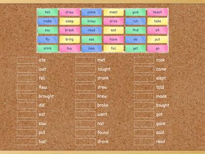 Tech it easy 2 - lesson 8 (irregulars)