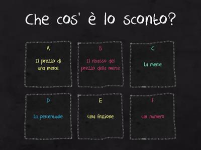 QUIZ MISTO MATEMATICA CLASSE 5 ELEMENTARE 