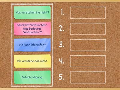 Wie bitte? Ich verstehe nicht. Teil 5/a