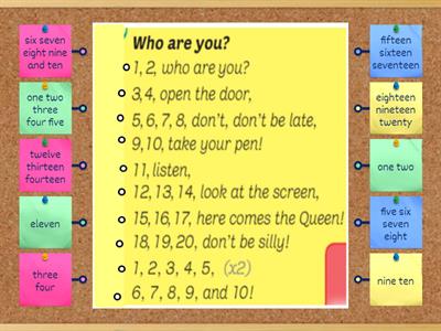 Song WHO ARE YOU ? IBYC 6ème