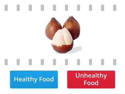 Healthy Food and Unhealthy Food