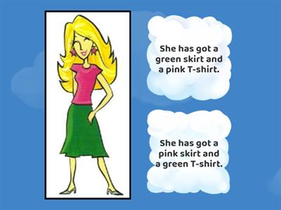 Kid's box 1 Clothes description