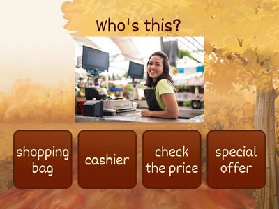 Go getter 3. Unit 2. Shopping Quiz