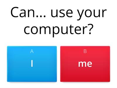 object pronouns