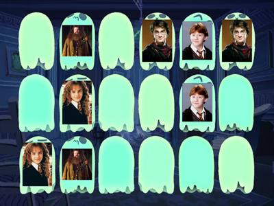 HARRY POTTER -Memotest 9 pares