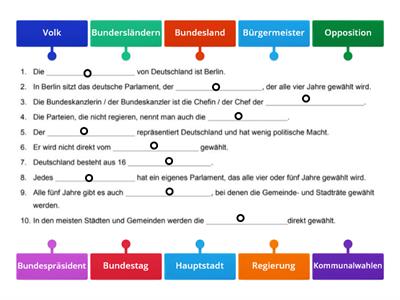 Deutsch 6 Politik